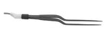 Cushing Smooth Tips Bipolar Forcep Bayonet, insulated, 7 1/2" (19.0 cm) overall, 2.0 cm tip